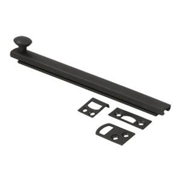 Dendesigns 6 in. Heavy Duty Surface Bolt with Concealed Screw; Oil Rubbed Bronze - Solid DE795578 - main